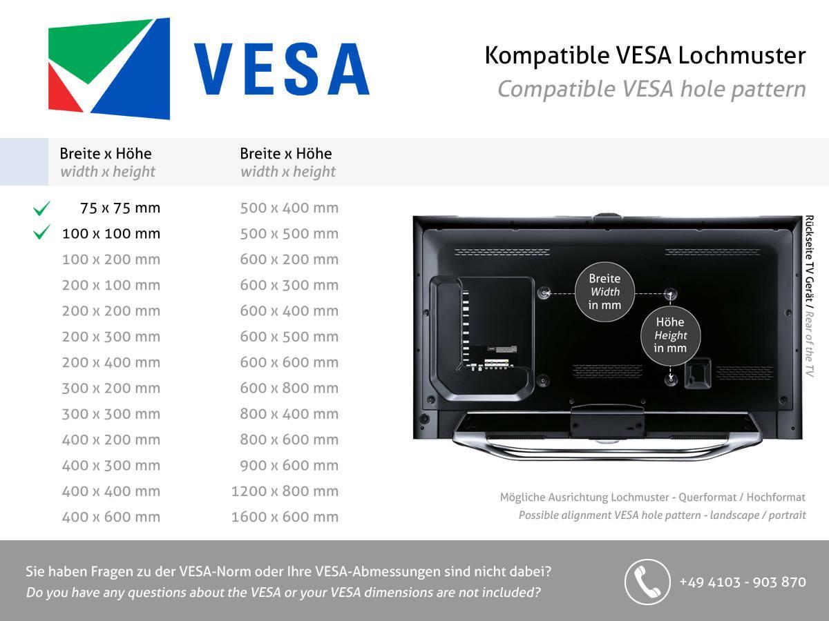 Dataflex Viewgo PC Halterung 48.903, VESA Standard