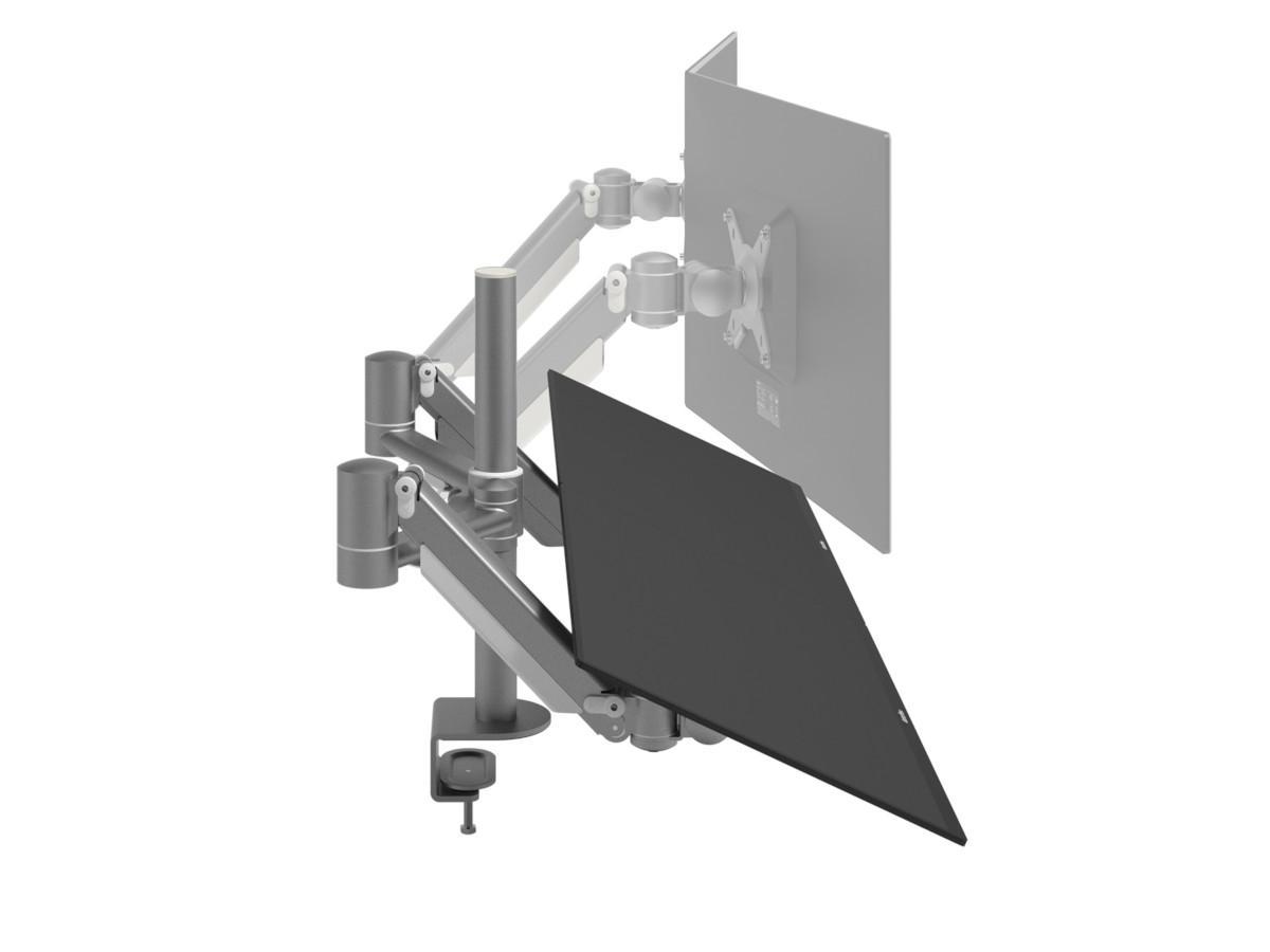 Dataflex Viewmate Plus Dual Monitorhalterung mit Tischklemme (52.862) schwenkbar