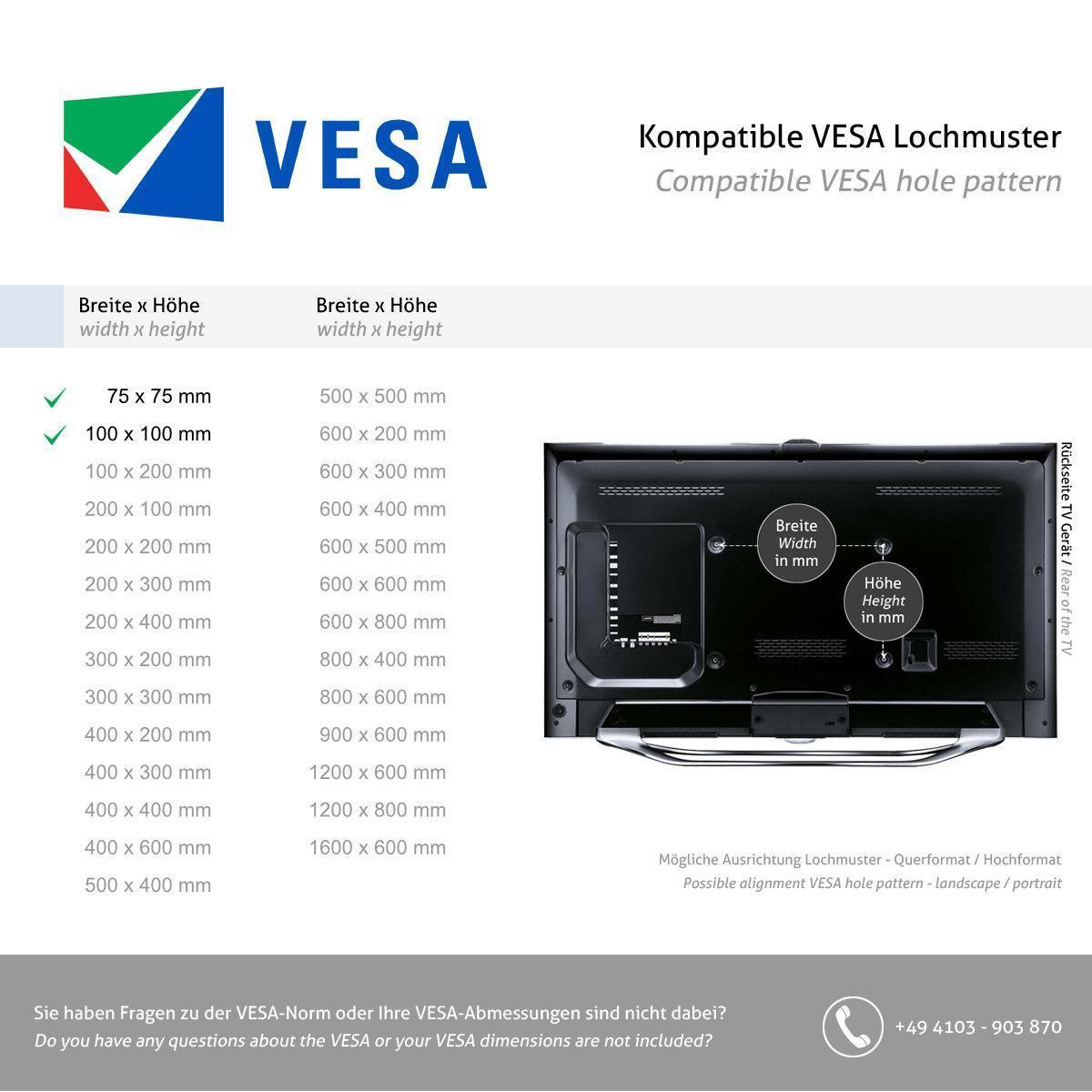 Dataflex Viewgo pro Monitorhalterung mit Schwenkarm (48.623), Vesa